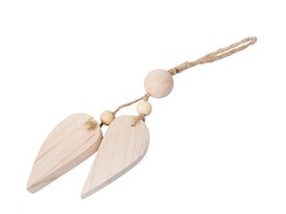 PENDENTIF EN BOIS PAULOWNIA 35 11 3cm